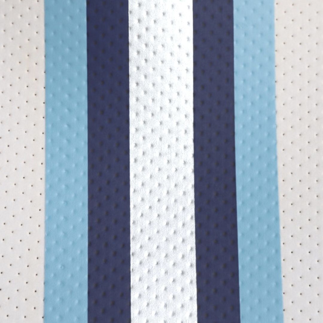 Courtside Large Tote for Tennis, Pickleball and Paddle | Blue Stripes