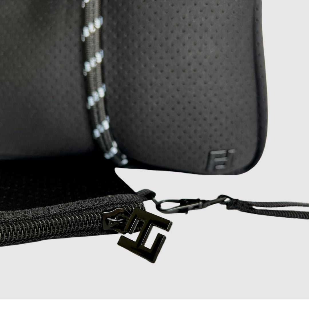 Five Love racket totes can be distinguished by their high quality and branded detailing.