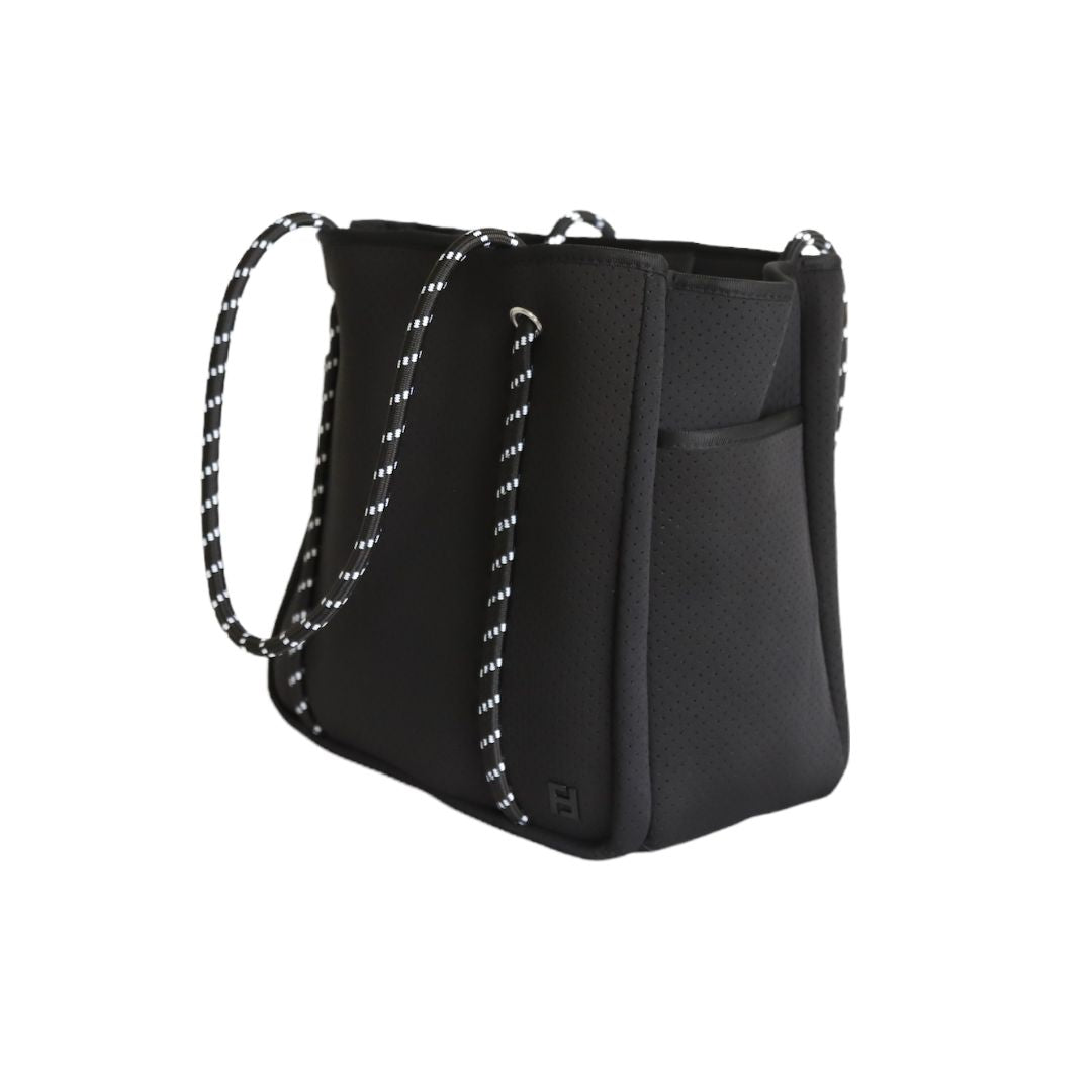 Courtside Small Tote for Tennis, Pickleball and Paddle | Black