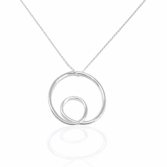 Whirlwind Long Pendant Necklace