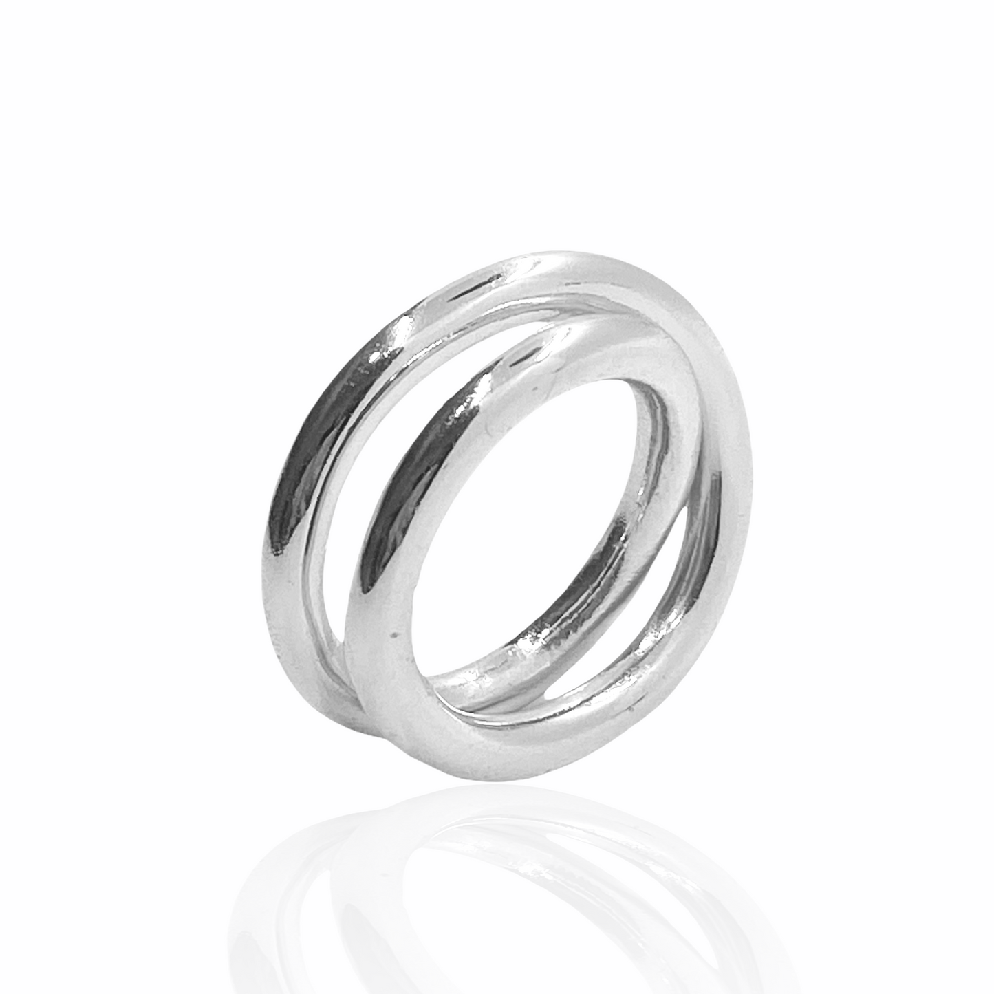 Whirlwind Statement Hoop Ring